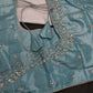 Blue Kardana Silk Maggam Aari Blouse