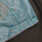 Blue Kardana Silk Maggam Aari Blouse
