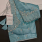Blue Kardana Silk Maggam Aari Blouse