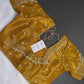 Gold Kardana Silk Maggam Aari Blouse
