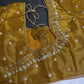 Gold Kardana Silk Maggam Aari Blouse