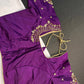 Purple Kardana Silk Maggam Aari Blouse