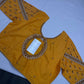 Yellow Silk Maggam Aari Blouse