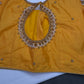 Yellow Silk Maggam Aari Blouse