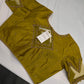 Green Net Silk Maggam Aari Blouse