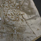 Beige Butterfly Silk Maggam Aari Blouse
