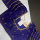 Blue Silk Maggam Aari Blouse