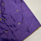 Lavender Purple Pot Neck Silk Maggam Aari Blouse