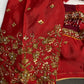 Red Maggam Aari Blouse