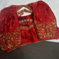 Red Maggam Aari Blouse