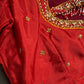 Red Maggam Aari Blouse