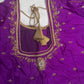 Purple Maggam Aari Blouse