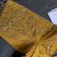 Gold Silk Maggam Aari Blouse - 