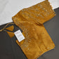 Gold Silk Maggam Aari Blouse - 