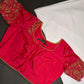 Pink Maggam Aari Blouse - 