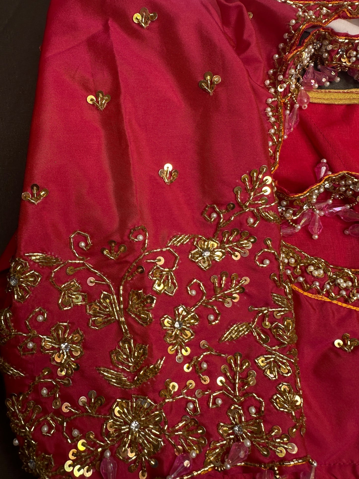 Pink Maggam Aari Blouse - 