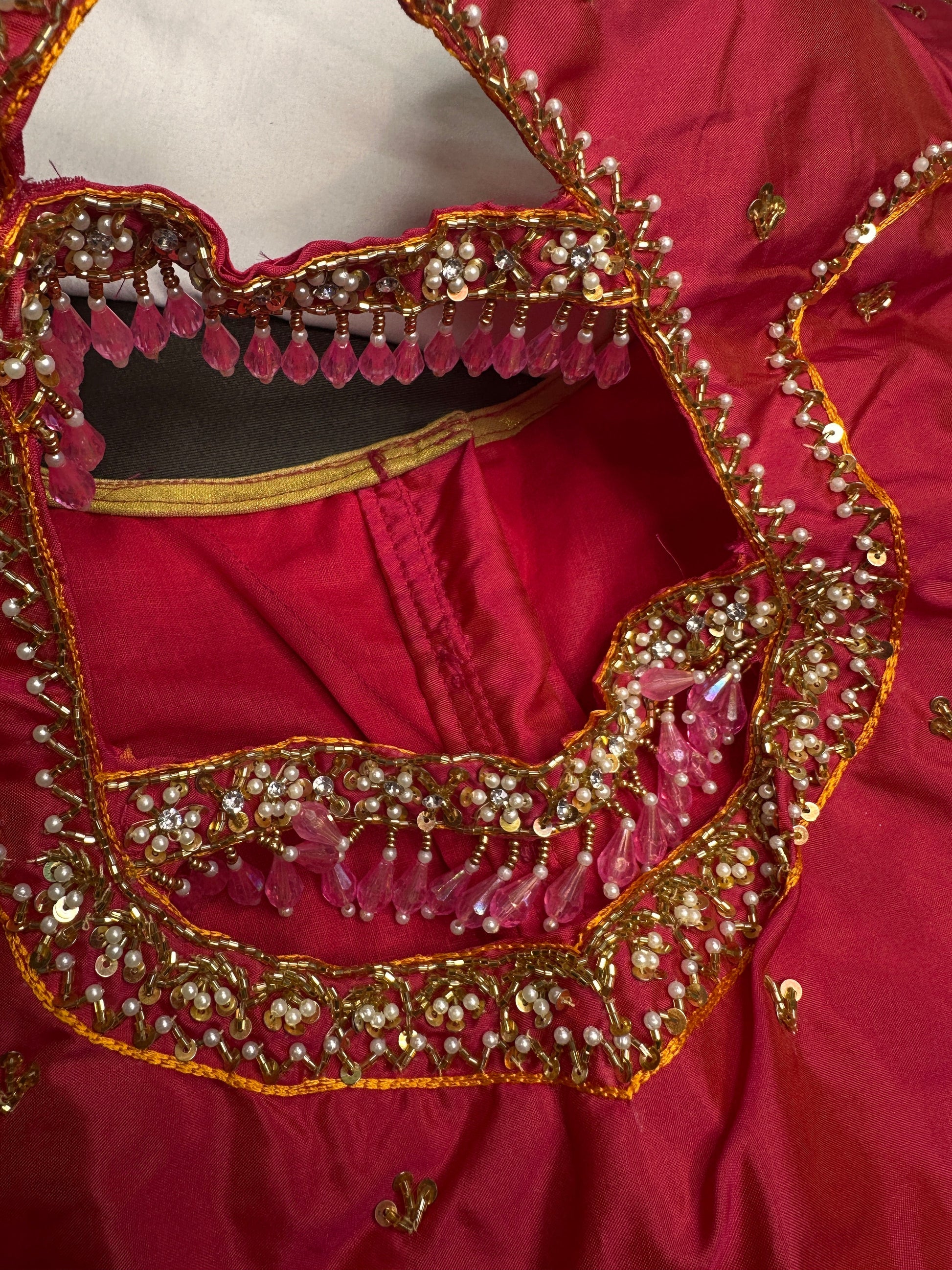 Pink Maggam Aari Blouse - 