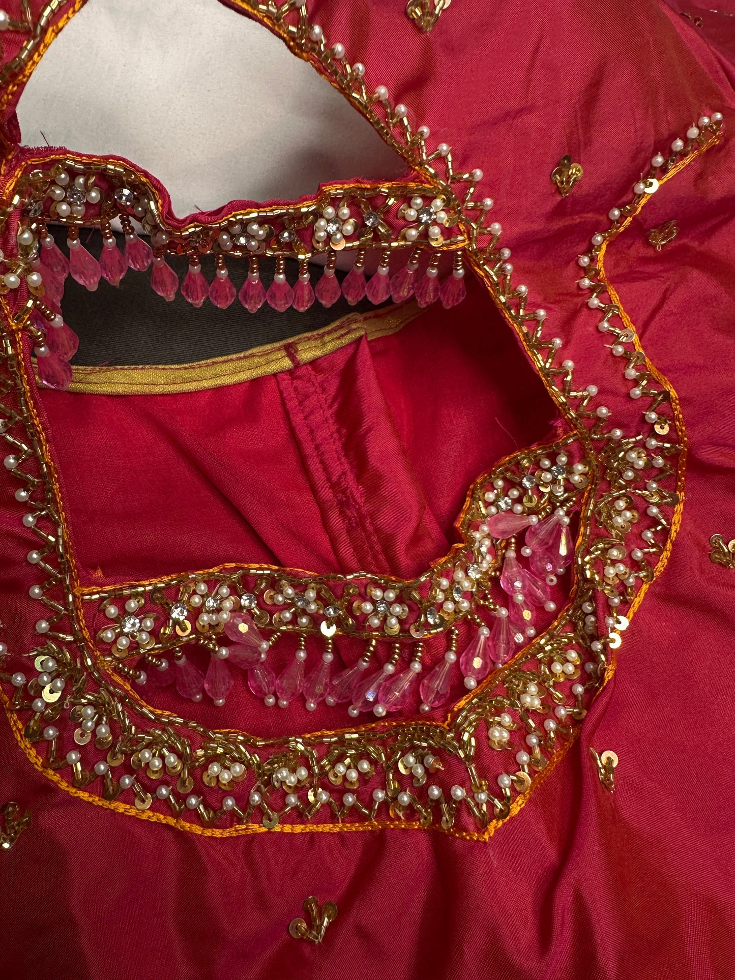 Pink Maggam Aari Blouse - 