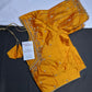 Yellow Silk Maggam Aari Blouse - 