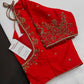 Red Silk Maggam Aari Blouse - 