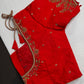 Red Silk Maggam Aari Blouse - 