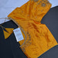 Yellow Silk Maggam Aari Blouse - 