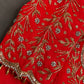 Red Silk Maggam Aari Blouse - 