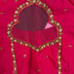 Pink Silk Maggam Aari Blouse - 