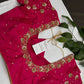 Pink Pearl Kardana Silk Maggam Aari Blouse - 