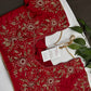 Red Silk Maggam Aari Work Blouse - 
