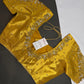 Gold Net Tissue Silk Maggam Aari Blouse - 