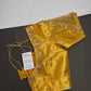 Gold Net Tissue Silk Maggam Aari Blouse - 