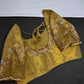 Gold Net Tissue Silk Maggam Aari Blouse - 