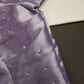 Pastel Purple Lavender Tissue Silk Maggam Aari Net Blouse - 