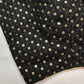 Sleevless Sequins Work Black Blouse - 
