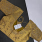 Golden Tissue Silk Maggam Aari  Blouse - 