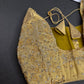 Golden Tissue Silk Maggam Aari  Blouse - 
