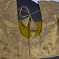 Golden Tissue Silk Maggam Aari  Blouse - 