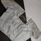 Silver Tissue Silk Maggam Aari Net Blouse - 