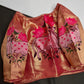 Pink Pichwai Pure Painthani Blouse - 