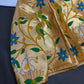 Yellowish Gold Pure Painthani Blouse - 