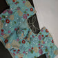 Blue Georgette Multi Coloor Embroidery Sequins Blouse - 