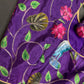 Purple Kalmarkari Sequins Blouse - 