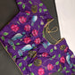 Purple Kalmarkari Sequins Blouse - 