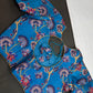 Blue  Silk Kalamkari Sequins Blouse - 