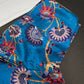 Blue  Silk Kalamkari Sequins Blouse - 
