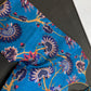 Blue  Silk Kalamkari Sequins Blouse - 