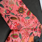 Peachish Pink Silk Kalamkari Sequins Blouse - 
