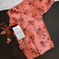 Peachish Pink Silk Kalamkari Sequins Blouse - 