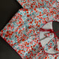 White Multi Color Silk Kalamkari Sequins Blouse - 